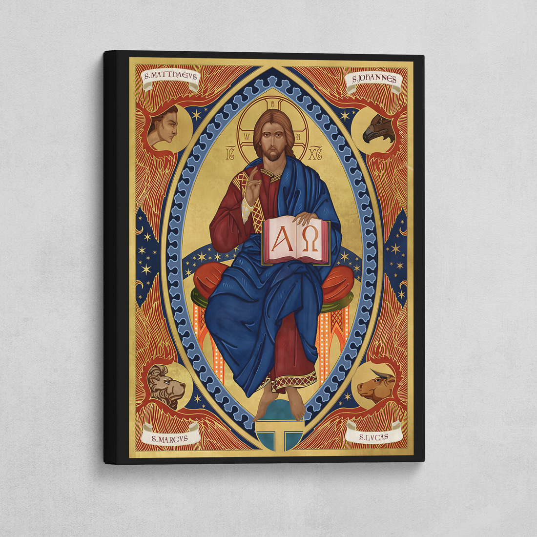 Christ In Majesty Premium Canvas Wall Print