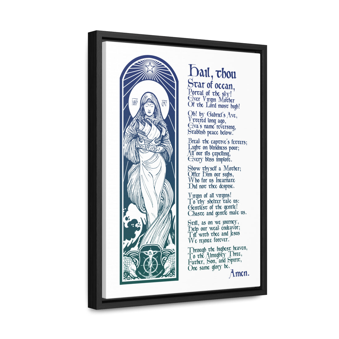 Stella Maris, Star of the Sea Song Gallery Canvas Wall Art Print