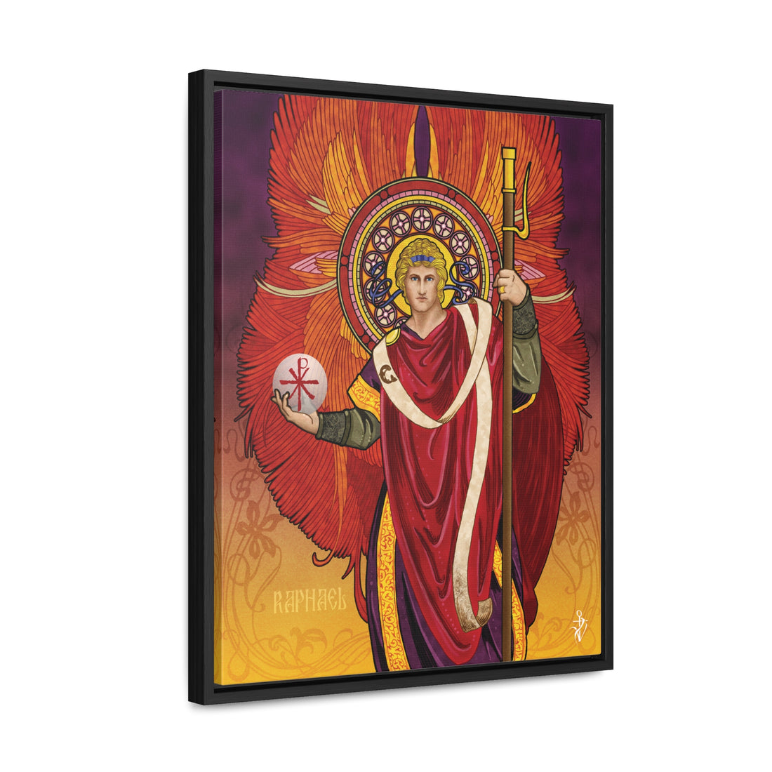 God Heals (Saint Raphael) Gallery Canvas Wall Art Print