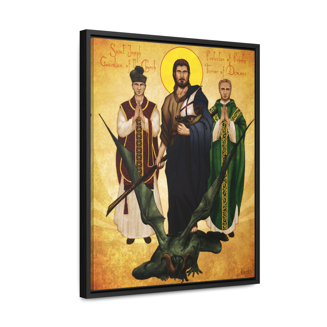 Saint Joseph, Terror of Demons Gallery Canvas Wall Art Print